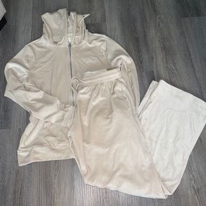 Victoria Secret Pink Velour Tracksuit